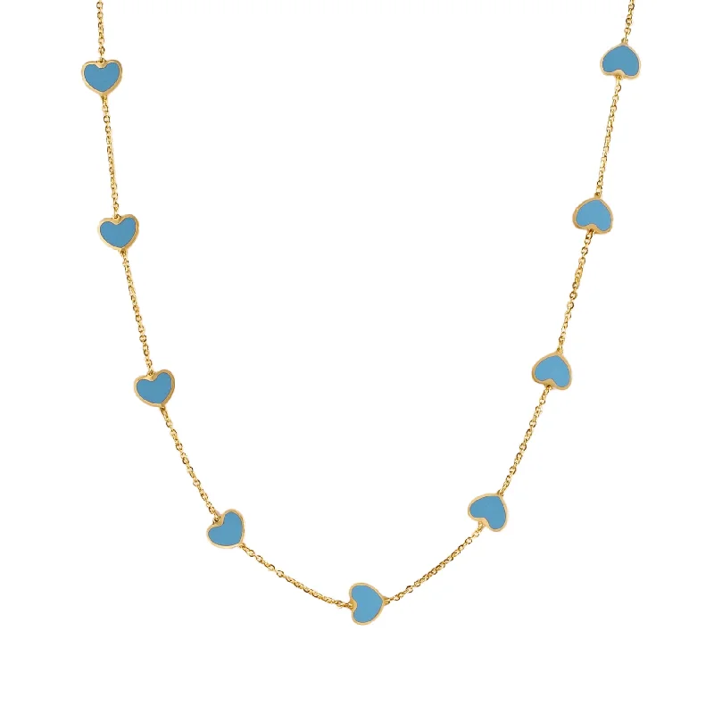 Affordable Elegance – Premium Jewelry At Special Prices 14k Multi Heart Necklace