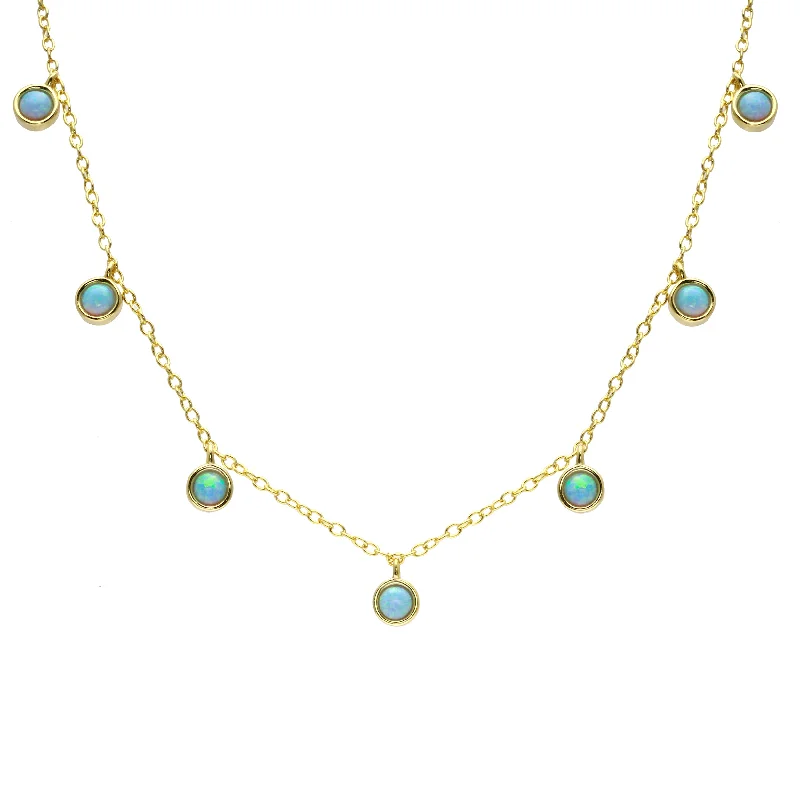 Trending Jewelry Styles Now At Limited-Time Discounts Multi Opal Necklace
