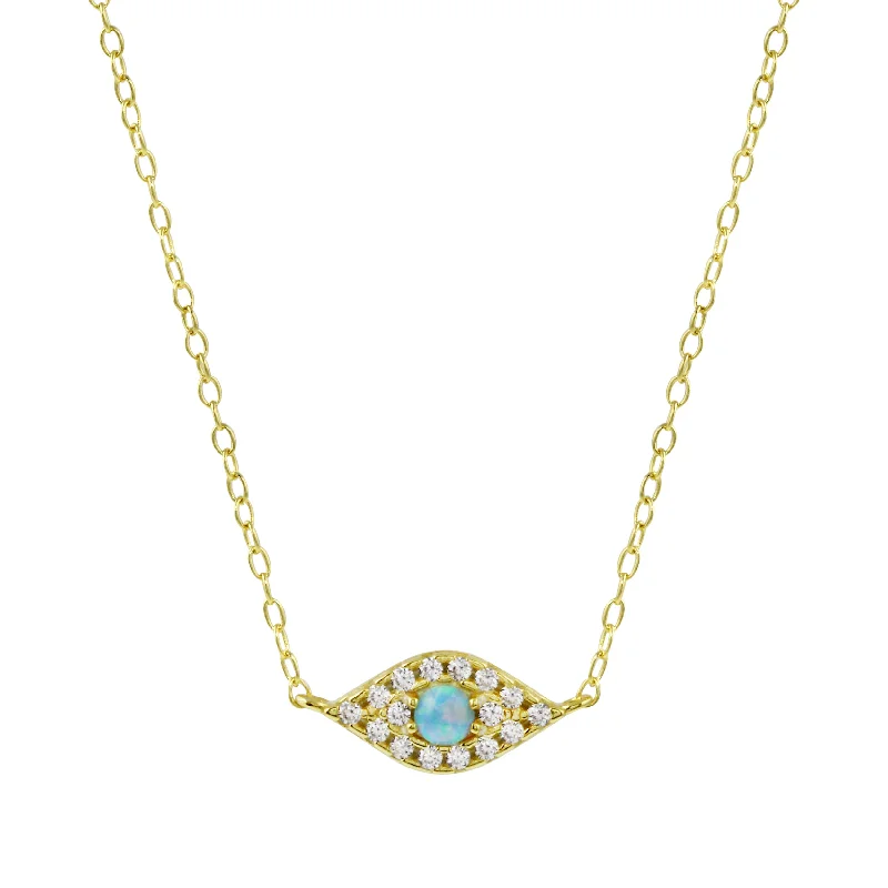 Special Jewelry Deals – Upgrade Your Collection Opal Evil Eye Necklace