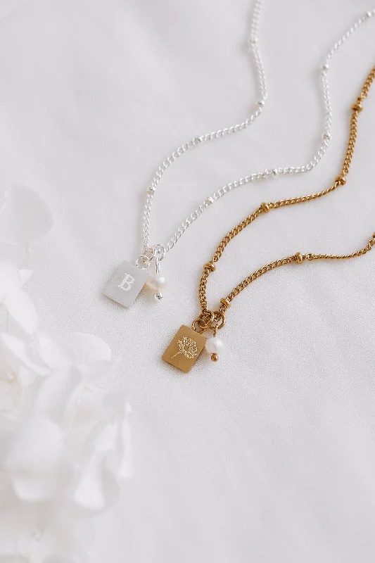 Don't Miss Out On Jaw-Dropping Jewelry Discounts Oriana - Stainless Steel Gold or Silver Monogram Necklace Don't Miss Out On Jaw-Dropping Jewelry Discounts Oriana - Stainless Steel Gold or Silver Monogram Necklace