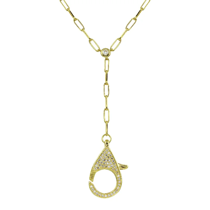 Exclusive Gemstone Jewelry At Special Prices Paperclip Lobster Clasp Lariat