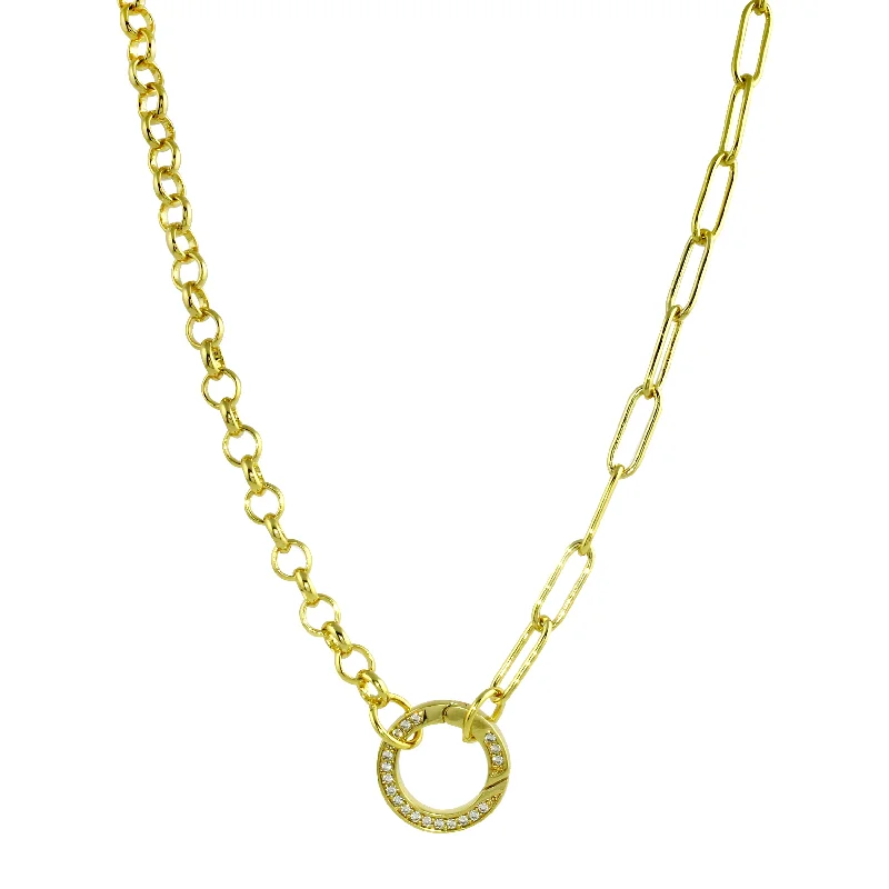 Premium Jewelry Now Available At Special Discounts Pave Push Clasp Chain
