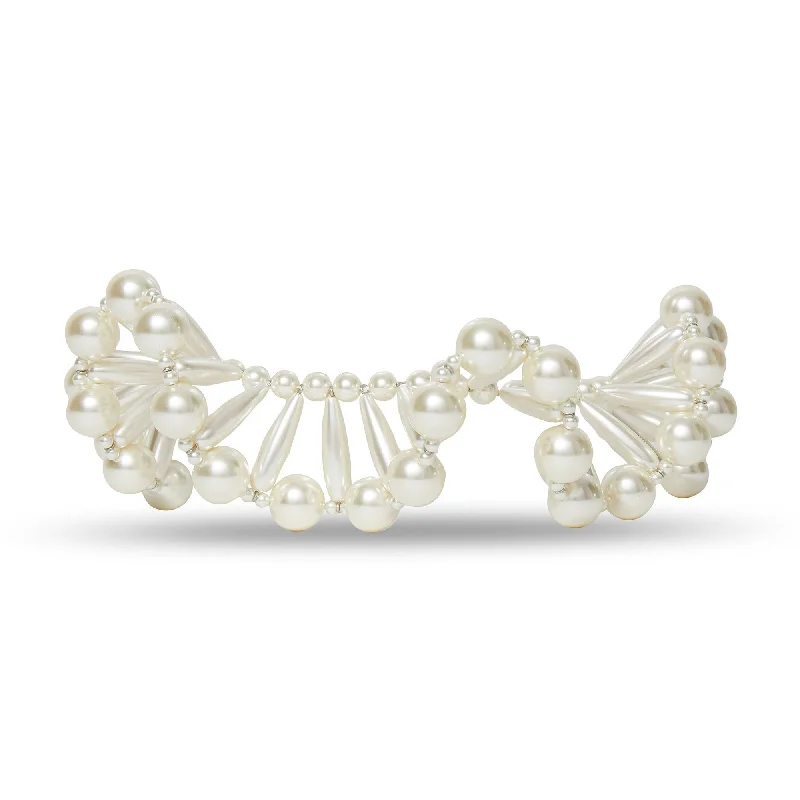Affordable Glamour – Must-Have Jewelry At Special Rates PEARL RUFFLED COLLAR NECKLACE Affordable Glamour – Must-Have Jewelry At Special Rates PEARL RUFFLED COLLAR NECKLACE
