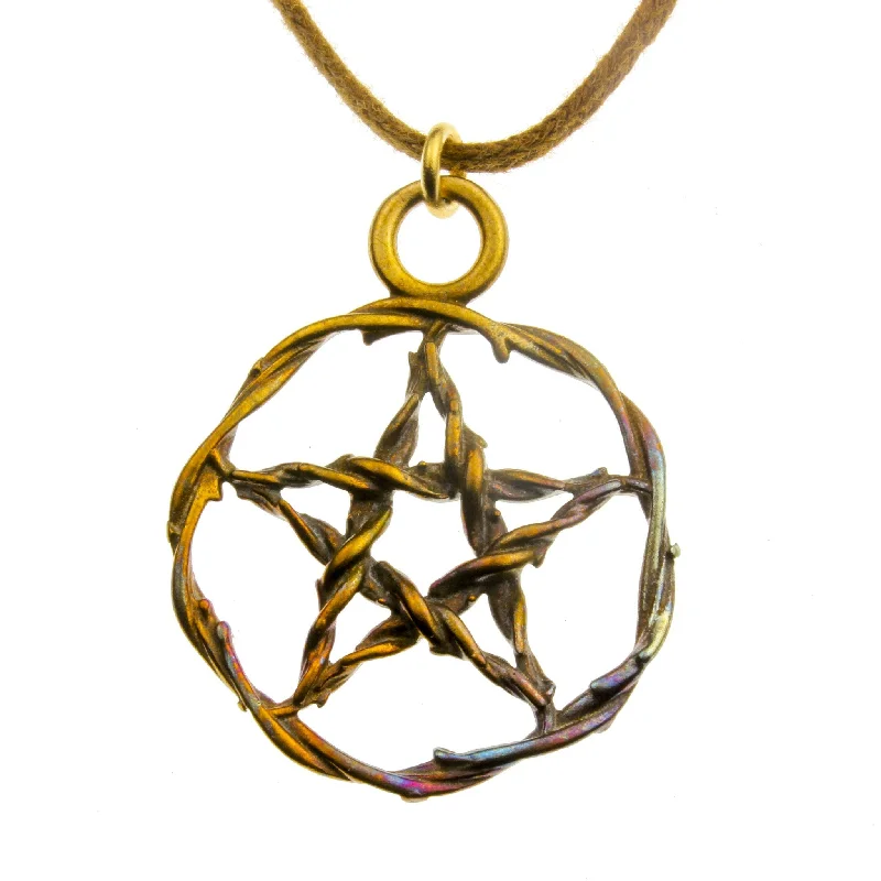 The Perfect Jewelry Piece At The Perfect Discount Pentacle Iridescent Pendant Necklace on Adjustable Natural Fiber Cord The Perfect Jewelry Piece At The Perfect Discount Pentacle Iridescent Pendant Necklace on Adjustable Natural Fiber Cord