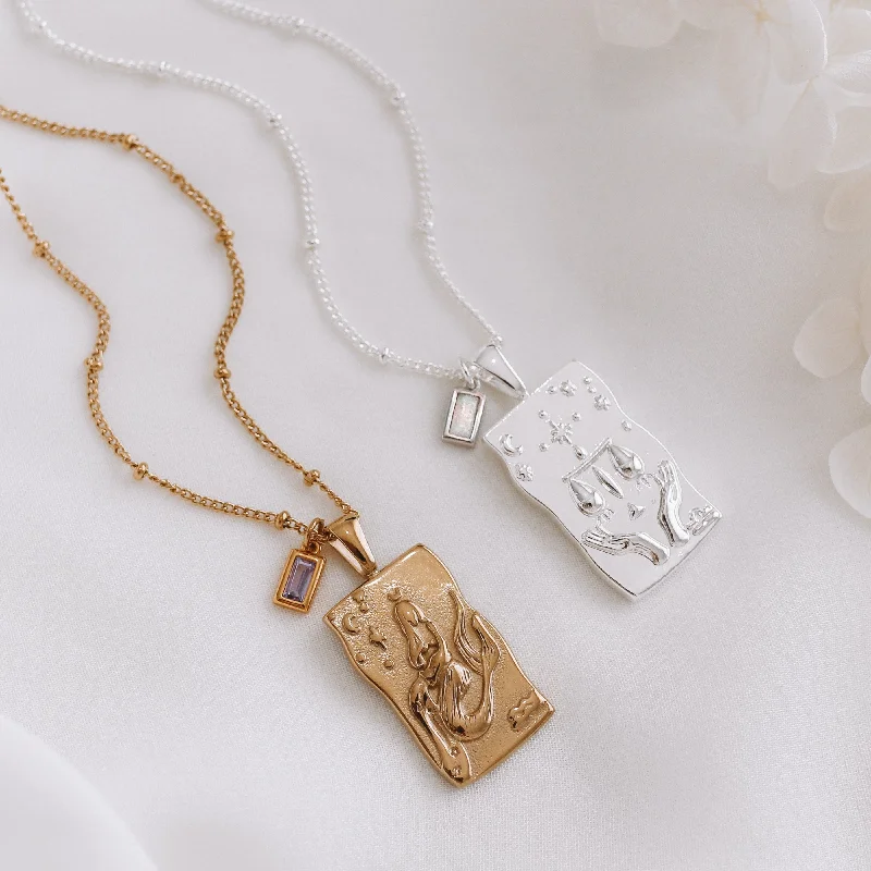 Affordable Gold-Plated Jewelry For Modern Fashion Pia - 18ct Gold or Silver Plated Zodiac Necklace Affordable Gold-Plated Jewelry For Modern Fashion Pia - 18ct Gold or Silver Plated Zodiac Necklace