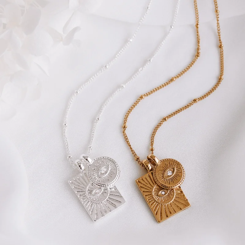 Limited-Stock Jewelry Sale – Once It's Gone, It's Gone Prue - Stainless Steel Gold or Silver Necklace Limited-Stock Jewelry Sale – Once It's Gone, It's Gone Prue - Stainless Steel Gold or Silver Necklace
