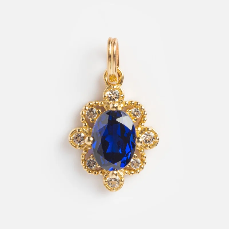 Stunning Jewelry At A Fraction Of The Price Solid Gold 2024 September Capsule Vintage Inspired Sapphire Charm
