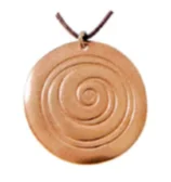 Upgrade Your Jewelry Collection For Less Spiral Gold-dipped Pendant Necklace on 18" Rolo Chain Upgrade Your Jewelry Collection For Less Spiral Gold-dipped Pendant Necklace on 18" Rolo Chain