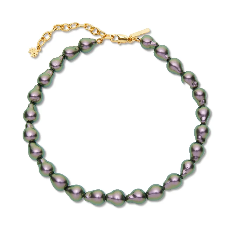 Luxury Handcrafted Jewelry For Elegant Looks TAHITIAN PEARL BAROQUE COLLAR NECKLACE Luxury Handcrafted Jewelry For Elegant Looks TAHITIAN PEARL BAROQUE COLLAR NECKLACE