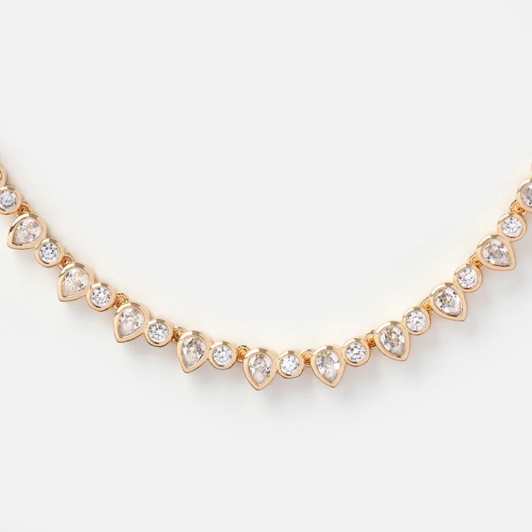 Jewelry Clearance Event – Stock Up Before It's Over Teardrop Tennis Necklace