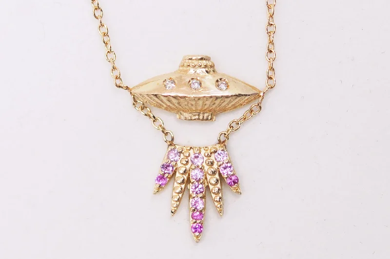Personalized Jewelry Sale – Unique Gifts At Low Prices Sapphire Tender Abduction UFO Necklace Personalized Jewelry Sale – Unique Gifts At Low Prices Sapphire Tender Abduction UFO Necklace