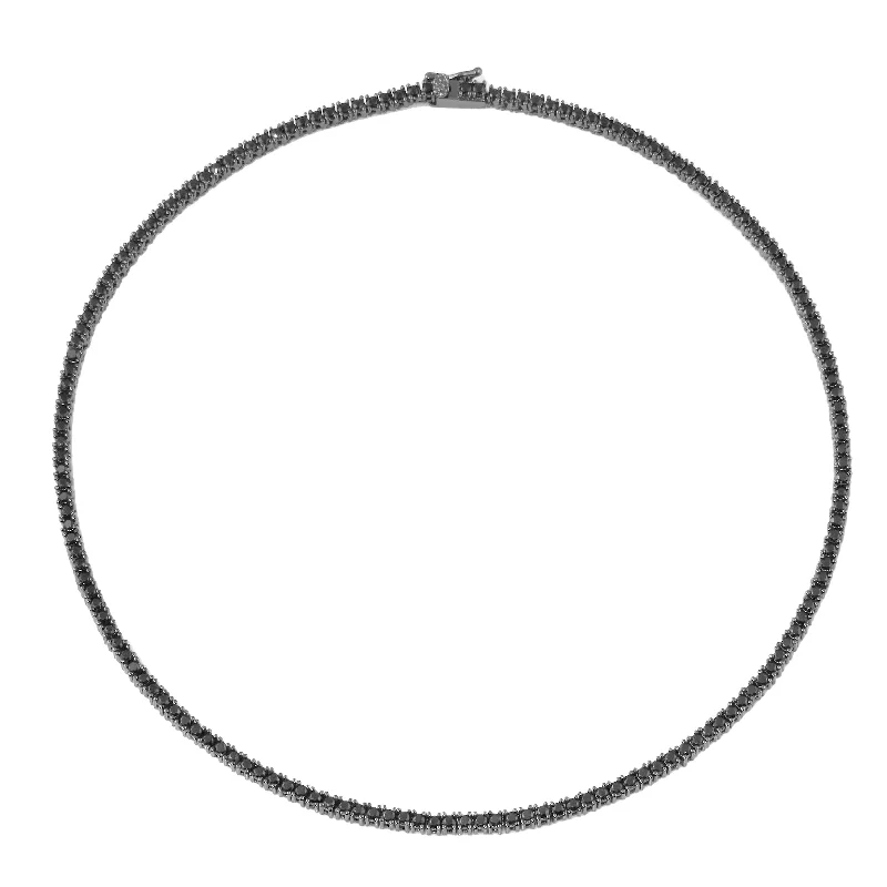Glamorous Jewelry, Glamorous Deals – Shop Now Thin Black Tennis Choker