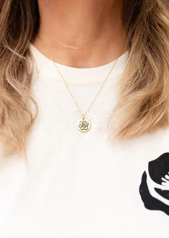 Final Call For Exquisite Jewelry At Reduced Rates Thrive Floral Pendant Necklace