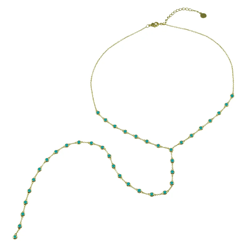 Affordable Luxury Jewelry For Every Occasion Turquoise Bezel Lariat