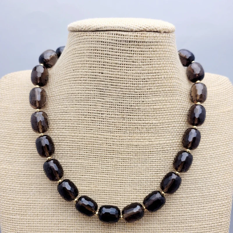 Premium Diamond Jewelry At Once-In-A-Lifetime Discounts Smokey Quartz Necklace