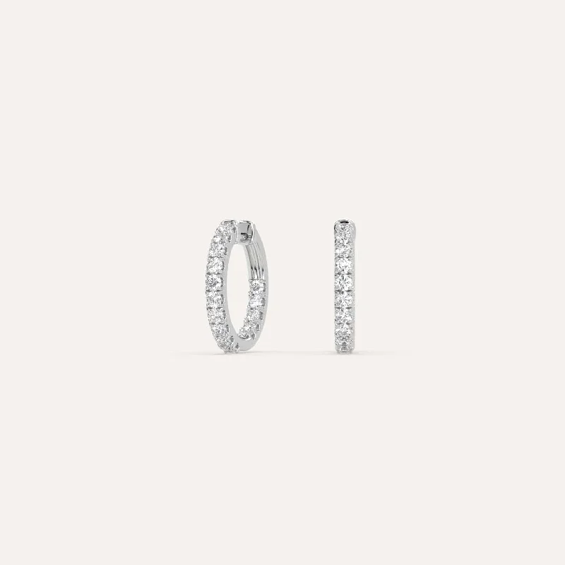 Shop Fine Jewelry With Exclusive Savings 1/2 carat Diamond Hoop Earrings