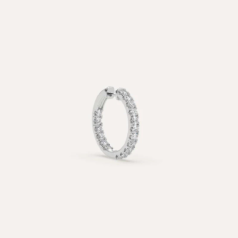 Save On Luxury Jewelry Pieces – Limited-Time Offers 1/2 carat Single Diamond Hoop Earring Save On Luxury Jewelry Pieces – Limited-Time Offers 1/2 carat Single Diamond Hoop Earring