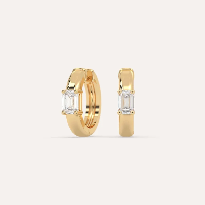Bestselling Jewelry Now On Sale – Elevate Your Look 1/2 carat Emerald Diamond Hoop Earrings Bestselling Jewelry Now On Sale – Elevate Your Look 1/2 carat Emerald Diamond Hoop Earrings
