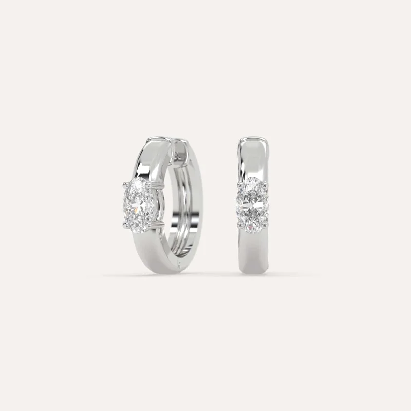 Beautiful Jewelry, Breathtaking Discounts – Hurry In 1/2 carat Oval Diamond Hoop Earrings Beautiful Jewelry, Breathtaking Discounts – Hurry In 1/2 carat Oval Diamond Hoop Earrings