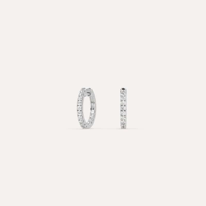 Premium Jewelry Now Available At Special Discounts 1/4 carat Diamond Small Hoop Earrings Premium Jewelry Now Available At Special Discounts 1/4 carat Diamond Small Hoop Earrings