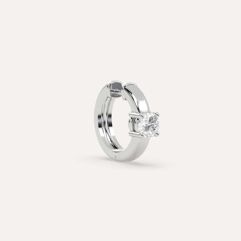 Elegant Jewelry At Unbeatable Prices – Shop Today 1/4 carat Single Round Diamond Hoop Earring Elegant Jewelry At Unbeatable Prices – Shop Today 1/4 carat Single Round Diamond Hoop Earring
