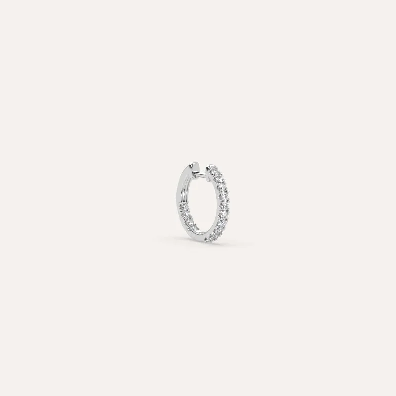 Trending Jewelry Styles Now At Limited-Time Discounts 1/8 carat Single Diamond Hoop Earring Trending Jewelry Styles Now At Limited-Time Discounts 1/8 carat Single Diamond Hoop Earring
