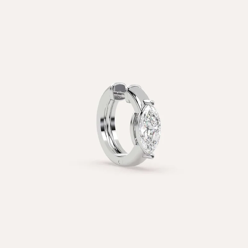 Trending Jewelry Styles Now At Limited-Time Discounts 1 carat Single Marquise Diamond Hoop Earring Trending Jewelry Styles Now At Limited-Time Discounts 1 carat Single Marquise Diamond Hoop Earring