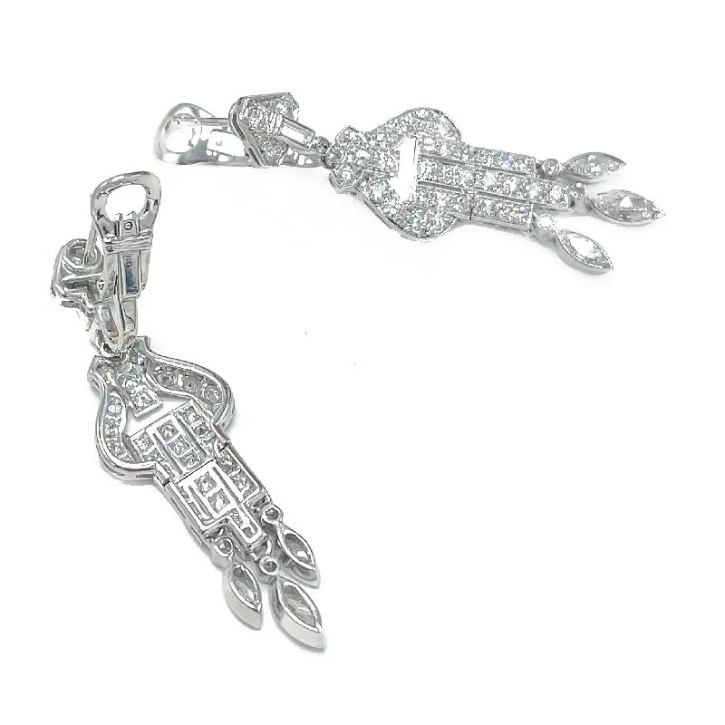 Once-A-Year Jewelry Deals – Shop Before They’Re Gone Art Deco Diamond Hanging Earrings Once-A-Year Jewelry Deals – Shop Before They’Re Gone Art Deco Diamond Hanging Earrings
