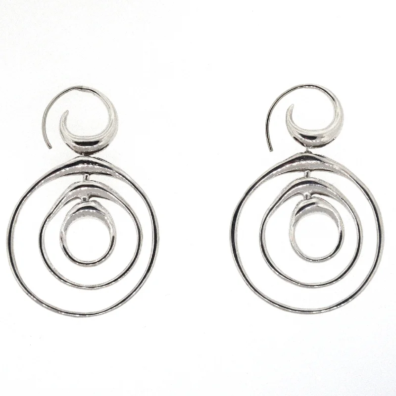 Premium Jewelry Now Available At Special Discounts Sterling Silver Spirals Dangle Earrings Premium Jewelry Now Available At Special Discounts Sterling Silver Spirals Dangle Earrings