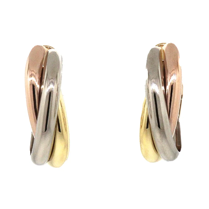 Exclusive Jewelry Sale – Sparkle For Less Cartier Trinity Tri-color 18k Gold Earrings Exclusive Jewelry Sale – Sparkle For Less Cartier Trinity Tri-color 18k Gold Earrings