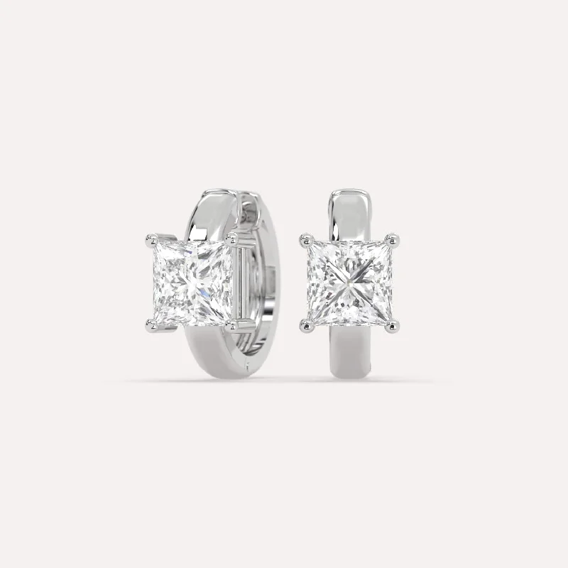 Seasonal Jewelry Clearance – Best Styles At The Lowest Prices 2 carat Princess Diamond Hoop Earrings Seasonal Jewelry Clearance – Best Styles At The Lowest Prices 2 carat Princess Diamond Hoop Earrings
