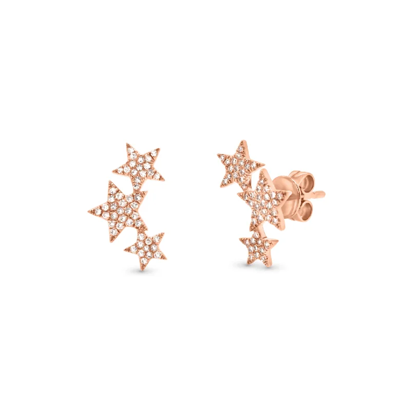 Personalized Jewelry Sale – Meaningful Gifts At Great Prices Diamond Trio of Stars Crawler Earrings Personalized Jewelry Sale – Meaningful Gifts At Great Prices Diamond Trio of Stars Crawler Earrings