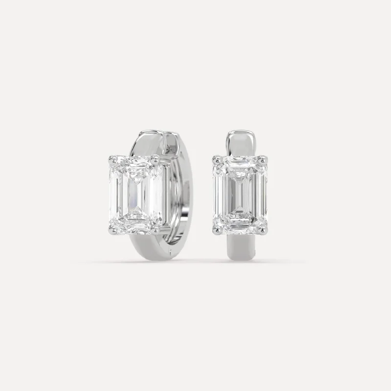 Exclusive Savings On Timeless Jewelry Pieces 3 carat Emerald Diamond Hoop Earrings Exclusive Savings On Timeless Jewelry Pieces 3 carat Emerald Diamond Hoop Earrings