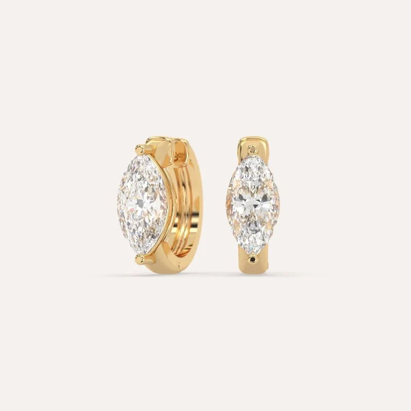 Seasonal Jewelry Sale – Upgrade Your Style Today 3 carat Marquise Diamond Hoop Earrings Seasonal Jewelry Sale – Upgrade Your Style Today 3 carat Marquise Diamond Hoop Earrings