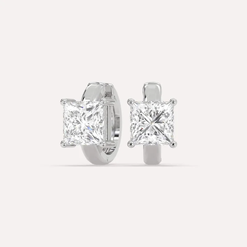 Last Chance To Shop High-End Jewelry At Markdown Prices 3 carat Princess Diamond Hoop Earrings Last Chance To Shop High-End Jewelry At Markdown Prices 3 carat Princess Diamond Hoop Earrings