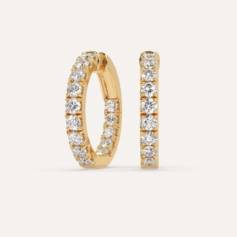 Unlock Unbeatable Jewelry Deals Before They’Re Gone 4 carat Diamond Hoop Earrings