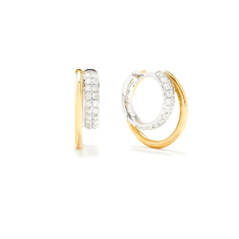 Must-Have Jewelry Pieces At Reduced Prices 50/50 Diamond & Gold Split Hoop Earrings Must-Have Jewelry Pieces At Reduced Prices 50/50 Diamond & Gold Split Hoop Earrings