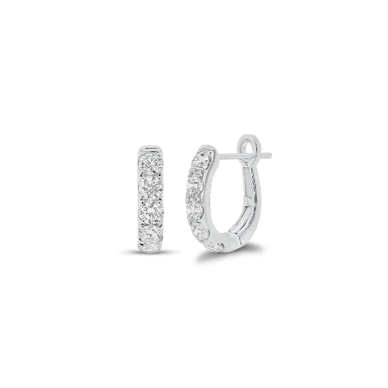 Limited-Time Offer On Elegant Jewelry Pieces 0.78 ct Diamond Huggie Earrings