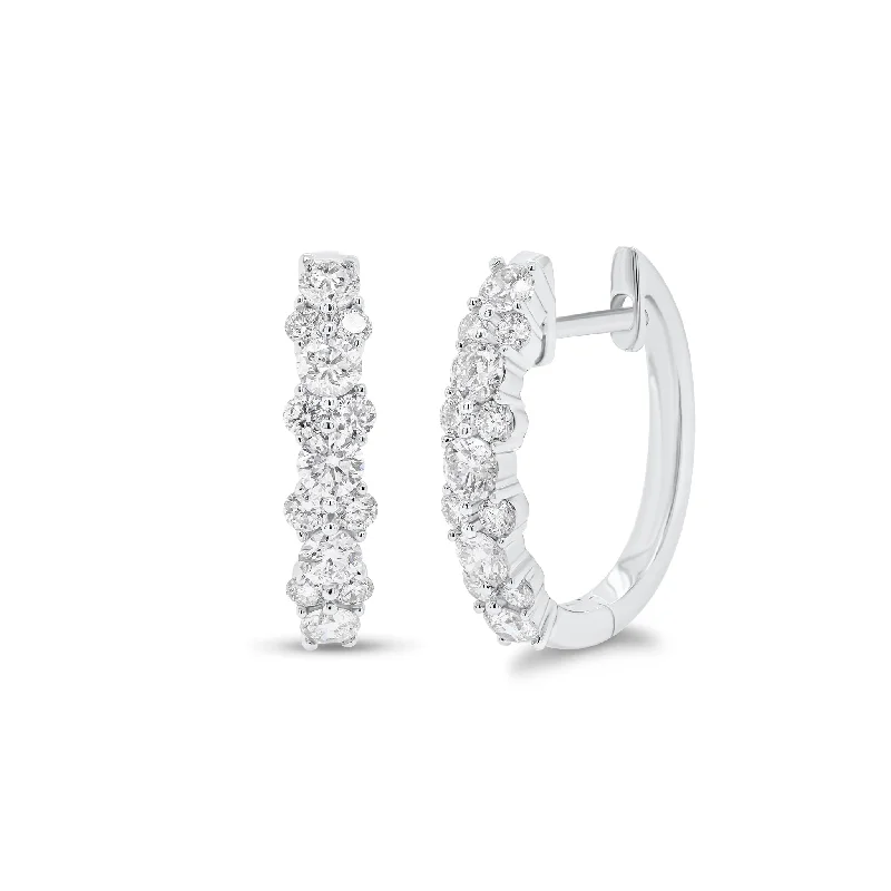 Sparkle For Less – Shop Our Limited-Time Jewelry Deals Diamond Cluster Hoop Earrings Sparkle For Less – Shop Our Limited-Time Jewelry Deals Diamond Cluster Hoop Earrings