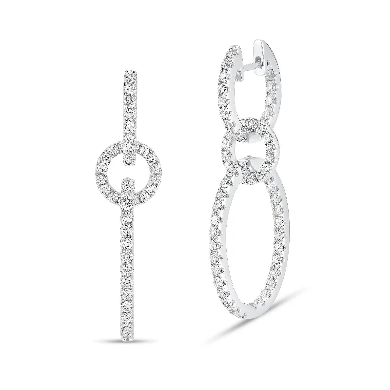 Shop Modern Jewelry Collections With Exclusive Discounts Diamond Interior & Exterior Multi-Hoop Earrings Shop Modern Jewelry Collections With Exclusive Discounts Diamond Interior & Exterior Multi-Hoop Earrings