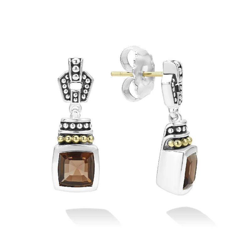 Handcrafted Jewelry Sale – Unique Designs At Low Prices Caviar Color Smokey Quartz Gemstone Drop Earrings Handcrafted Jewelry Sale – Unique Designs At Low Prices Caviar Color Smokey Quartz Gemstone Drop Earrings