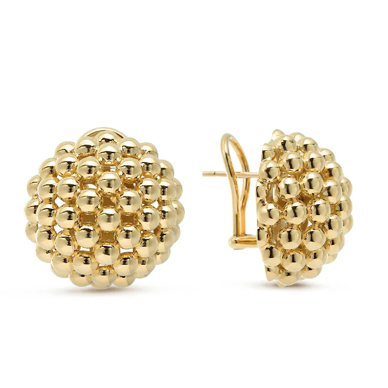 Exclusive Jewelry Sale – Grab Timeless Pieces Now Caviar Gold 18K Gold Beaded Omega Clip Earrings Exclusive Jewelry Sale – Grab Timeless Pieces Now Caviar Gold 18K Gold Beaded Omega Clip Earrings