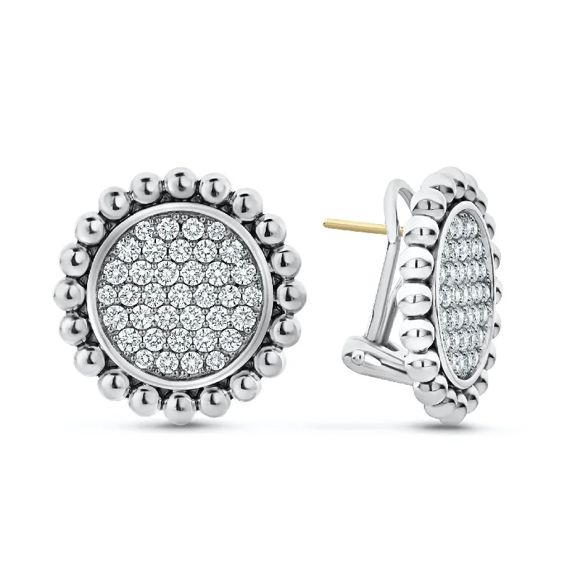 Limited-Stock Jewelry Sale – Shop Before It's Gone Caviar Spark Large Caviar Circle Diamond Earrings Limited-Stock Jewelry Sale – Shop Before It's Gone Caviar Spark Large Caviar Circle Diamond Earrings