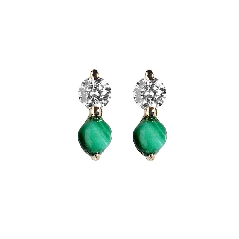 Holiday Jewelry Sale – Perfect Gifts At Great Prices Diamond + Malachite Doubles Studs Holiday Jewelry Sale – Perfect Gifts At Great Prices Diamond + Malachite Doubles Studs