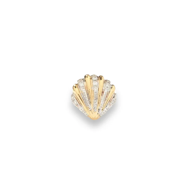 Timeless Beauty, Unbeatable Deals – Jewelry Sale On Diamond Shine & Shimmer Seashell Stud Earring