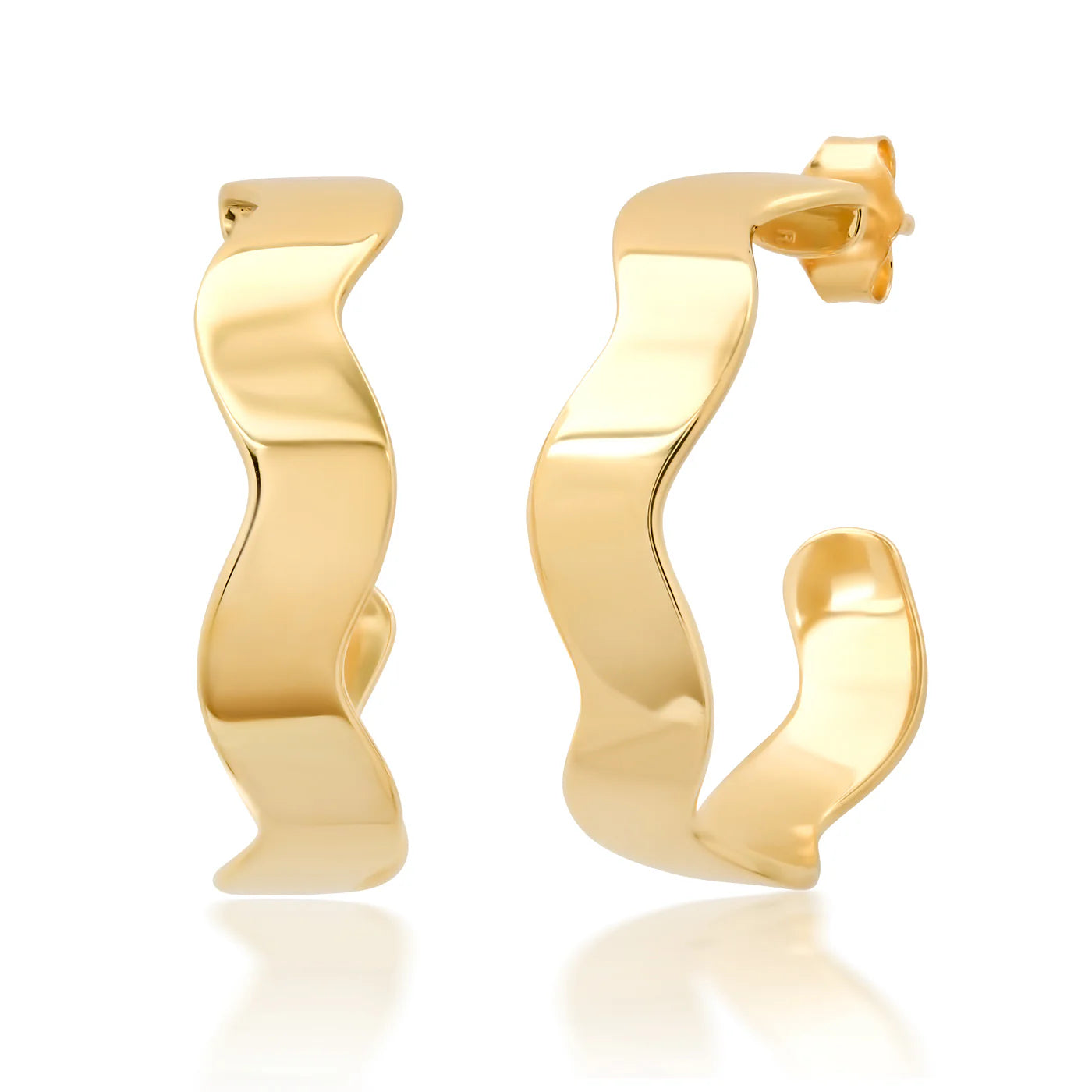 Limited-Time Jewelry Discounts – Shine Without The Splurge Gold Form Hoop Earrings