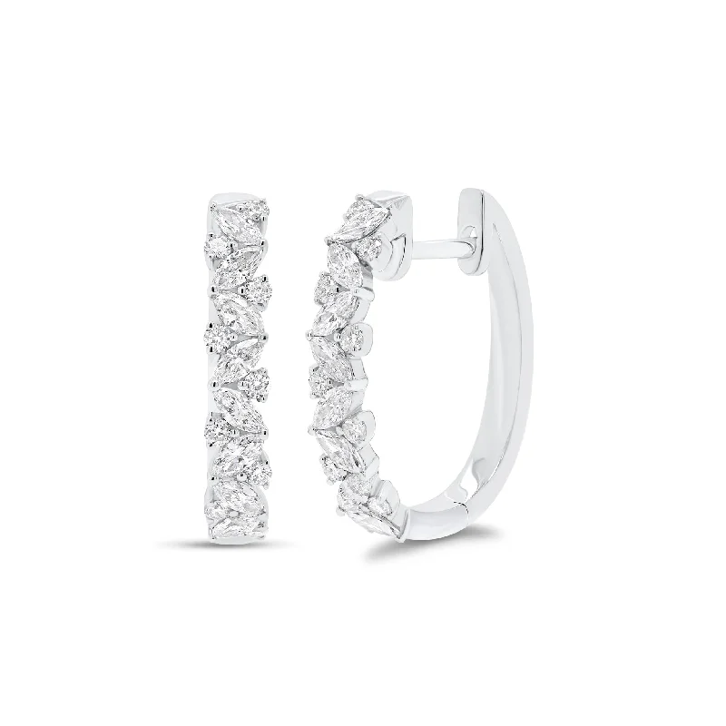 Flash Sale On Stunning Jewelry – Limited Stock Available Round & Marquise Diamond Huggies Flash Sale On Stunning Jewelry – Limited Stock Available Round & Marquise Diamond Huggies
