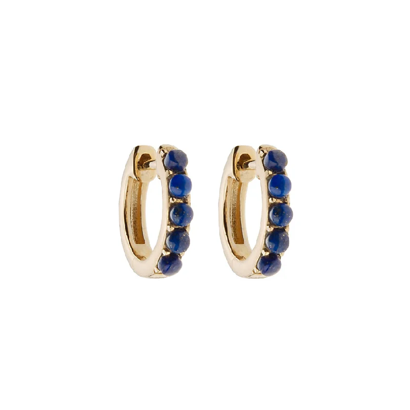 Elevate Your Jewelry Collection With Limited-Time Savings Lapis Huggie Earring