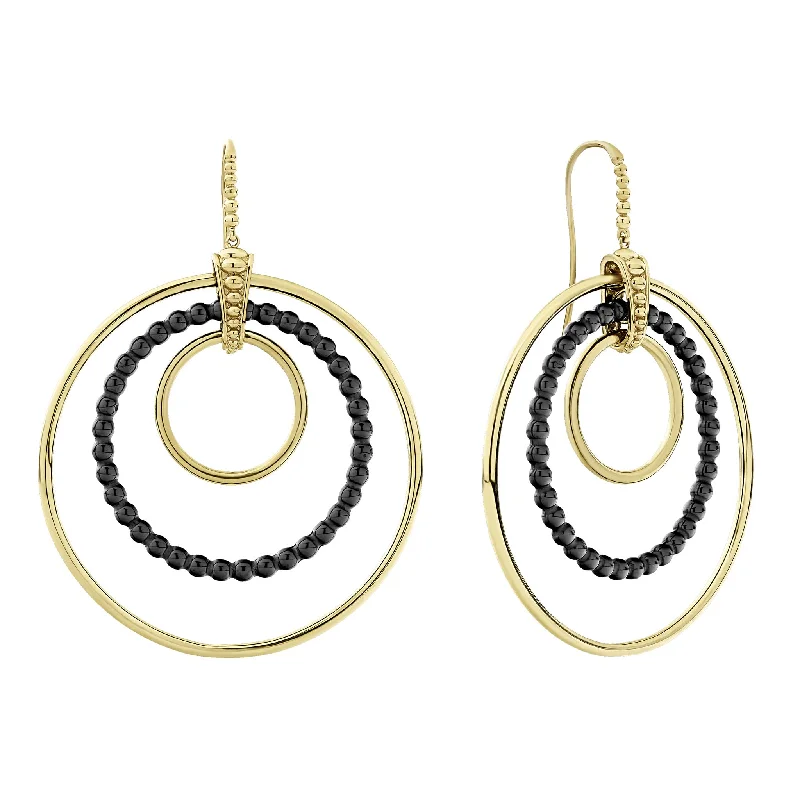 Personalized Jewelry Sale – Unique Gifts At Low Prices Meridian Statement 18K Gold and Ceramic Circle Drop Earrings Personalized Jewelry Sale – Unique Gifts At Low Prices Meridian Statement 18K Gold and Ceramic Circle Drop Earrings
