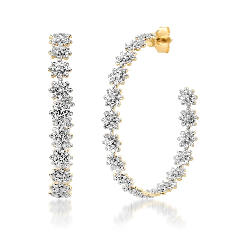 Best Jewelry Sale Prices – Limited-Time Offer Milestones by AB for Eriness Diamond Daisy Hoops Best Jewelry Sale Prices – Limited-Time Offer Milestones by AB for Eriness Diamond Daisy Hoops